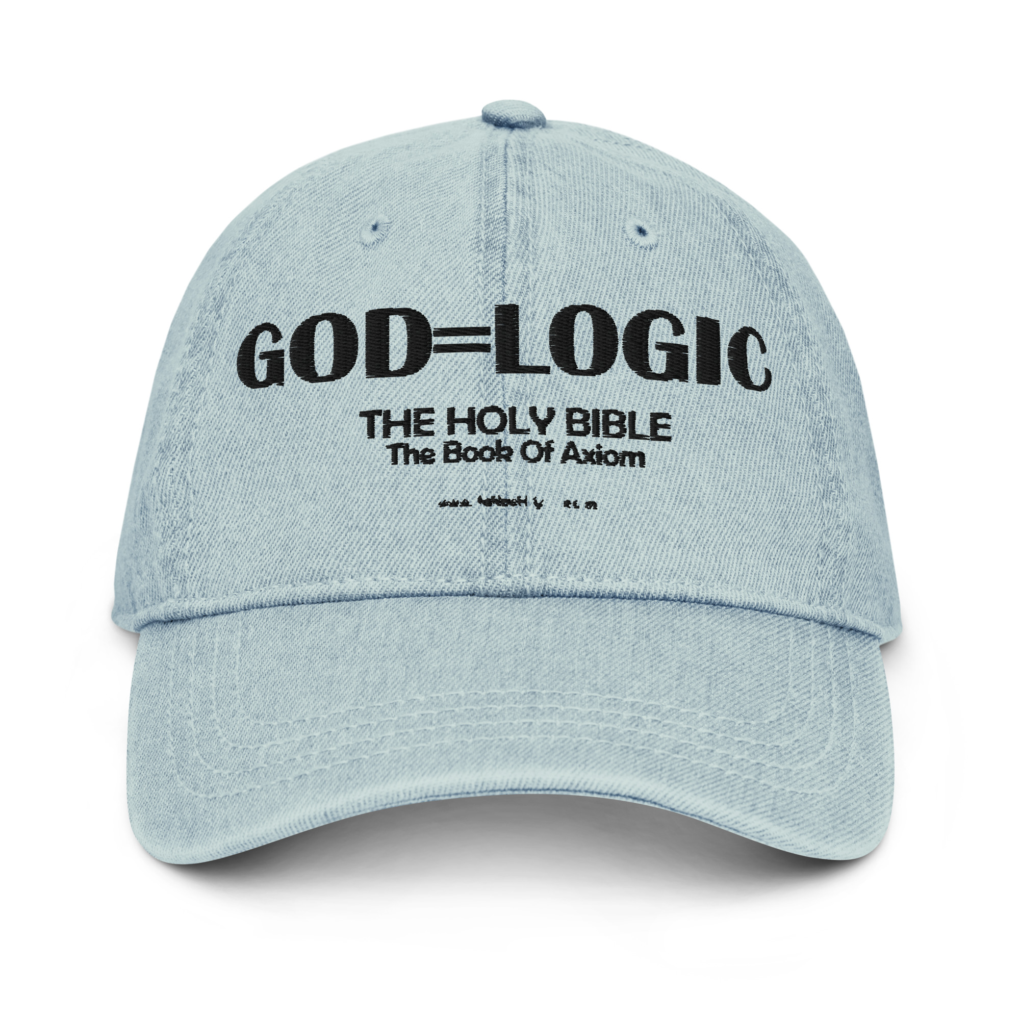 God = Logic Denim Hat